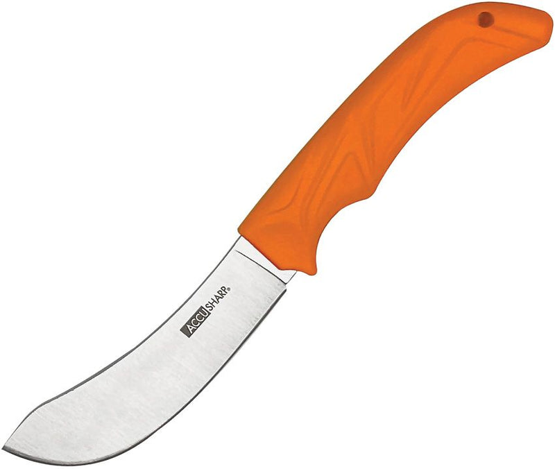 AccuSharp Butcher Kitchen Knife 4.25" 420 Steel Blade Non-Slip Rubber Grip In Blaze Orange Handle 732C -AccuSharp - Survivor Hand Precision Knives & Outdoor Gear Store