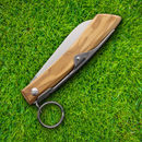 Windmuhlenmesser IBEX Folding Knife 3.5" 1.4116 Steel Blade Olive Wood Handle