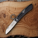 Windmuhlenmesser IBEX Folding Knife 3.5" 1.4116 Steel Blade Black POM Handle