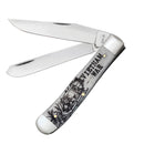 Case XX Vietnam Trapper Pocket Knife Stainless Steel Clip And Spey Blades Natural Smooth Bone Handle 50952 -Case Cutlery - Survivor Hand Precision Knives & Outdoor Gear Store