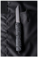Hogue Auto Counterstrike Folding Knife 3.38" CPM-20CV Steel Blade Black G10/GMascus Handle