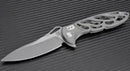 Artisan Dragonfly Folding Knife 3.75" D2 Tool Steel Blade 2Cr13 Stainless Handle