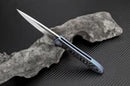 Artisan Shark Folding Knife 4" S35VN Steel Blade Titanium / Carbon Fiber Handle