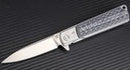 Artisan Classic Liner Folding Knife 3.75" D2 Tool Steel Blade Grey G10 Handle