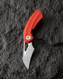 Bestech Knives Bihai Linerlock Folding Knife 2.13" 14C28N Steel Blade Red G10 Handle