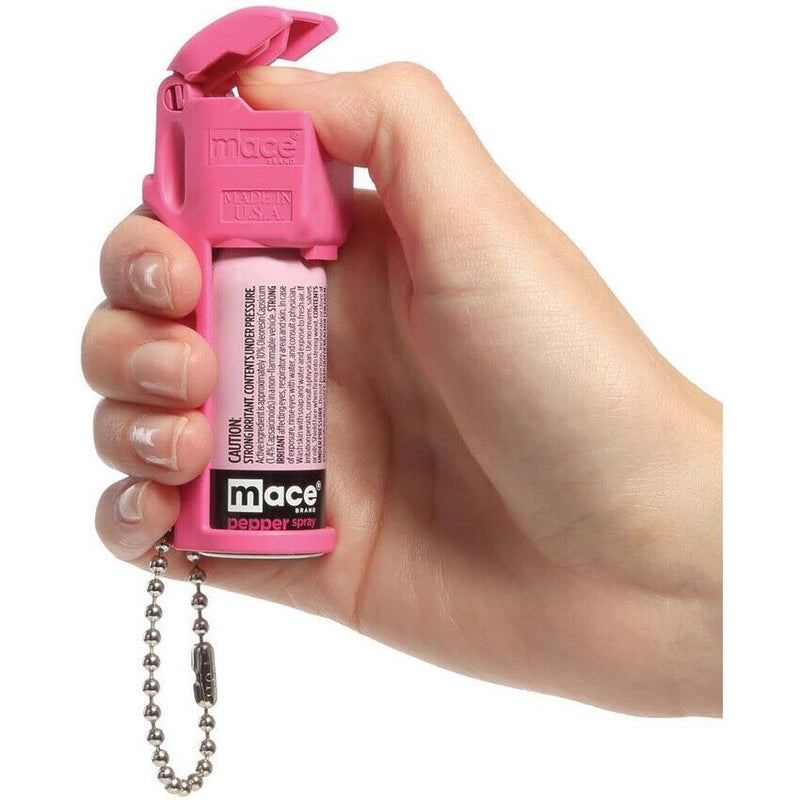 Mace Pocket Model Pepper Spray Pink Stream Pattern Reaches Up To 10 Feet / 15 Bursts Safety Cap 80740 -Mace - Survivor Hand Precision Knives & Outdoor Gear Store