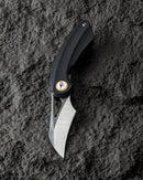 Bestech Knives Bihai Linerlock Folding Knife 2.13" 14C28N Steel Blade Black G10 Handle