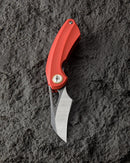 Bestech Knives Bihai Linerlock Folding Knife 2.13" 14C28N Steel Blade Red G10 Handle