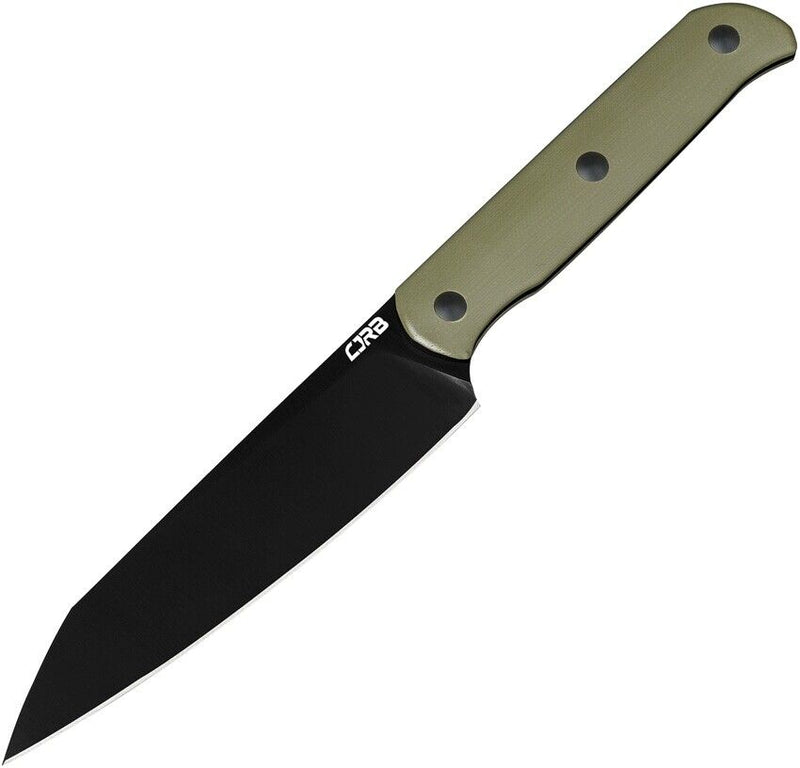 CJRB Silax Fixed Knife 5.13" Black PVD Coated AR-RPM9 Steel Full Tang Blade Green G10 Handle 1921BBGN -CJRB - Survivor Hand Precision Knives & Outdoor Gear Store