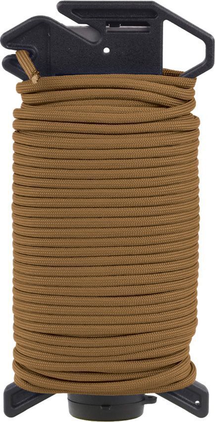 Atwood Rope MFG Ready Rope Coyote With 100 FT Of 550 Paracord Cutting Blade Cord Lock Gear Loop Re-loadable RRS24 -Atwood Rope MFG - Survivor Hand Precision Knives & Outdoor Gear Store