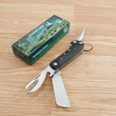 Frost Cutlery Seamans Pocket Knife Stainless Steel Blades ABS Handle