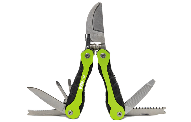 AccuSharp Gardener's Multi-Tool Pruner Accessory Set Ten Tools Included 084C -AccuSharp - Survivor Hand Precision Knives & Outdoor Gear Store