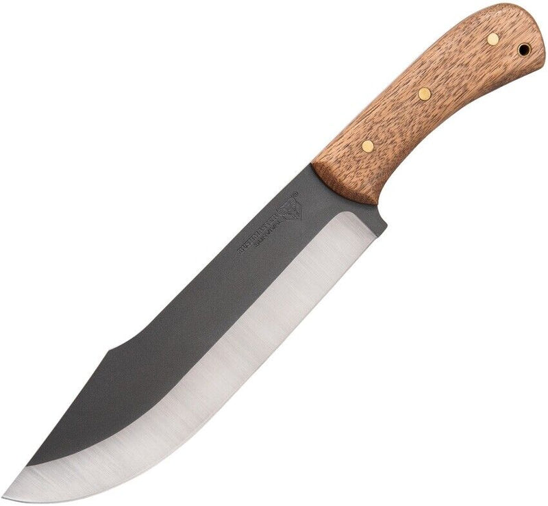 United Cutlery Bushmaster Butcher Kitchen Knife 8.25" 1095HC Steel Bowie Full Tang Blade Brown Wood Handle 3464 -United Cutlery - Survivor Hand Precision Knives & Outdoor Gear Store