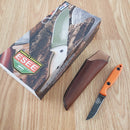 ESEE Camp Lore Fixed Knife 2.5" 1095HC Steel Drop Point / Full Tang Blade Orange G10 Handle CR25OR