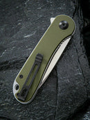 Civivi Elementum Linerlock Folding Knife 3" D2 Tool Steel Blade Green G10 Handle