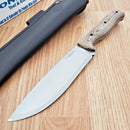 Condor Low Drag Fixed Knife 6.5" 1075HC Steel Full Blade Natural Micarta Handle