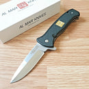Al Mar 40th Annv SERE Folding Knife 3.63" D2 Tool Steel Blade Black FRN Handle