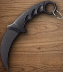 Cold Steel FGX Fixed Knife 4" Full Tang Grivory Blade Black Rubber Handle 92FK