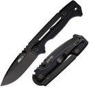 Cold Steel AD-15 Scorpion Lock Folding Knife 3.5" S35VN Steel Blade Black Griv-Ex Handle 58SQBKBK -Cold Steel - Survivor Hand Precision Knives & Outdoor Gear Store