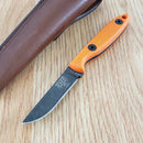 ESEE Camp Lore Fixed Knife 2.5" 1095HC Steel Drop Point / Full Tang Blade Orange G10 Handle CR25OR
