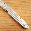 Case XX Tec X Framelock Harley Folding Knife 3.25" Stainless Blade Stainless 52110