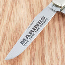 Case XX USMC Trapper Navy Pocket Knife Stainless Steel Blades Jigged Bone Handle 13195