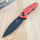 Bestech Knives Ronan B-Lock Folding Knife 3.25" 14C28N Stainless Steel Blade Red G10 Handle