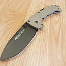 Cold Steel 4-Max Scout Lockback Folding Knife 4" AUS-10A Steel Blade Dark Earth Griv-Ex Handle
