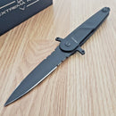Extrema Ratio BD2 Folding Knife 3.75" Serrated Double N690 Steel Blade Aluminum Handle