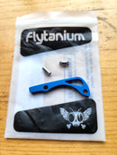Flytanium Blue G-10 Backspacer For The Benchmade Mini Bugout Knife Matte Finish