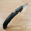 Cold Steel XL Voyager Folding Knife 5.5" AUS-10A Steel Blade Black Griv-Ex Handle