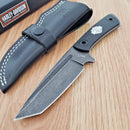 Case XX Harley Davidson Fixed Knife 4.25" Stainless Steel Blade Black ABS Handle