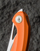 Bestech Knives Bihai Linerlock Folding Knife 2.13" 14C28N Steel Hawkbill Blade Orange G10 Handle G53B1 -Bestech Knives - Survivor Hand Precision Knives & Outdoor Gear Store