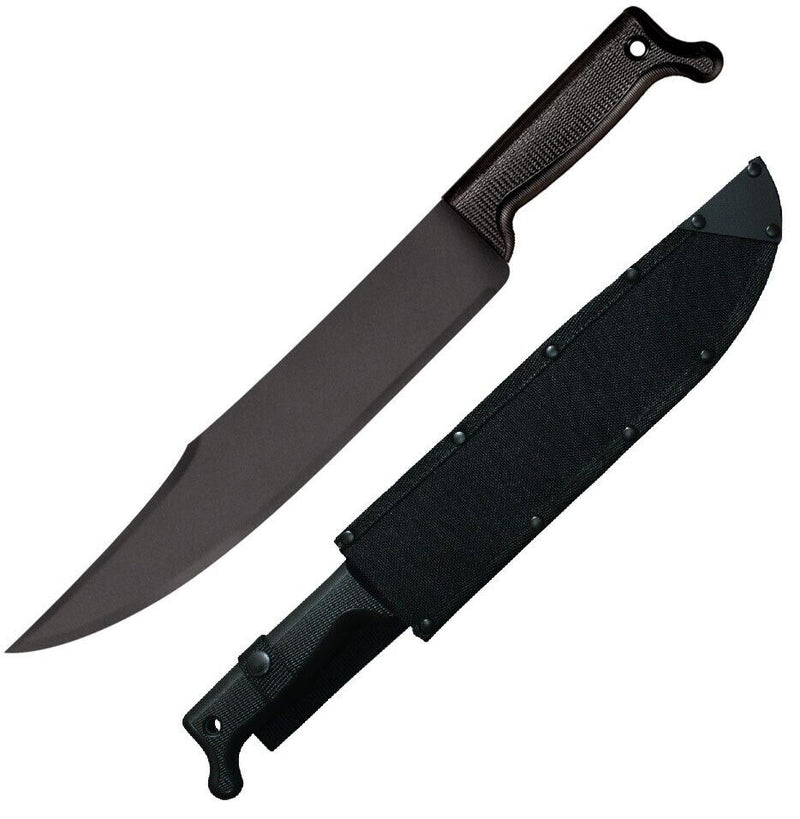 Cold Steel Fixed Machete 12" 1055 Carbon Steel Bowie Blade Black Polypropylene Handle 97BWM12S -Cold Steel - Survivor Hand Precision Knives & Outdoor Gear Store