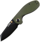 CJRB Maileah Linerlock Folding Knife 2.38" Black PVD Coated AR-RPM9 Steel Blade Green G10 Handle 1918LBGN -CJRB - Survivor Hand Precision Knives & Outdoor Gear Store