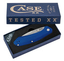 Case XX Westline Linerlock Folding Knife 3.5" CPM-S35VN Steel Drop Point Blade Blue Stonewashed Aluminum Handle 36552 -Case Cutlery - Survivor Hand Precision Knives & Outdoor Gear Store