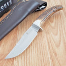 Joker Fixed Knife 4.25" Vanadium Molybdenum Steel Blade Stag Handle JKRCC71
