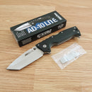 Cold Steel Ad 10 Lite Folding Knife 3.5" AUS-10A Steel Blade Black GFN Handle