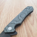 Case XX Kinzua Folding Knife 3.75" CPM-S35VN Steel Blade OD Green Snakeskin Aluminum Handle