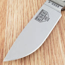 ESEE Model 4 Fixed Knife 4.5" S35VN Steel Drop Point Blade Green Linen Micarta Handle 4PS35V