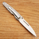 Case XX Tec X Framelock Harley Folding Knife 3.25" Stainless Blade Stainless 52110