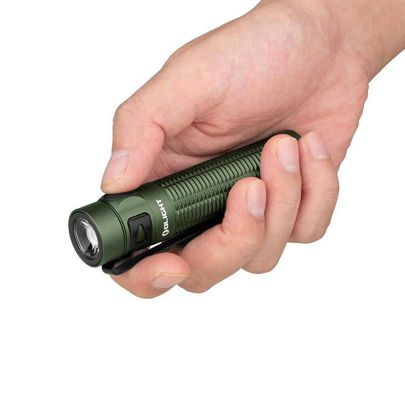 Olight Baton 3 Pro Flashlight OD Green Rechargeable Water And Impact Resistan Aluminum Construction TN3PROODCW -Olight - Survivor Hand Precision Knives & Outdoor Gear Store