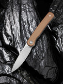 Civivi Stylum Folding Knife 3" 10Cr15CoMoV Steel Blade Brown Micarta Handle