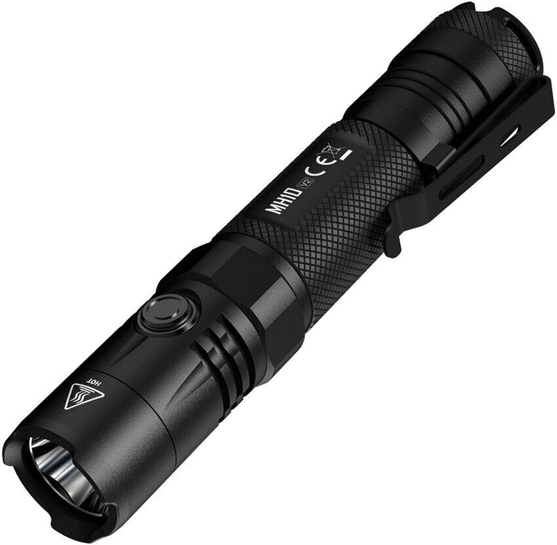Nitecore Multitask Hybrid Flashlight Rechargeable SOS Strobe Water And Impact Resistant Black Aluminum Construction MH10V2 -Nitecore - Survivor Hand Precision Knives & Outdoor Gear Store