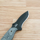 TOPS Desert Son Fixed Knife 3" Black Traction Coated 1095 High Carbon Steel Full Tang Blade Linen Micarta Handle DSON01 -TOPS - Survivor Hand Precision Knives & Outdoor Gear Store