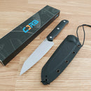 CJRB Silax Fixed Knife 5.13" AR-RPM9 Steel Wharncliffe Blade Black G10 Handle