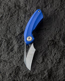 Bestech Knives Bihai Linerlock Folding Knife 2.13" 14C28N Steel Blade Blue G10 Handle