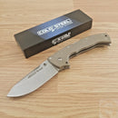 Cold Steel 4-Max Scout Folding Knife 4" AUS-10A Steel Blade FDE Griv-Ex Handle