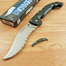 Cold Steel XL Voyager Folding Knife 5.5" AUS-10A Steel Blade Black Griv-Ex Handle