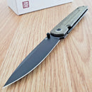 Artisan Sirius Linerlock Folding Knife 3.5" AR-RPM9 Steel Blade Micarta Handle